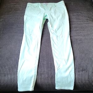 EXPRESS Mint Green Jeggings size 8 NWOT